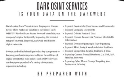Dark Web Intelligence Services
