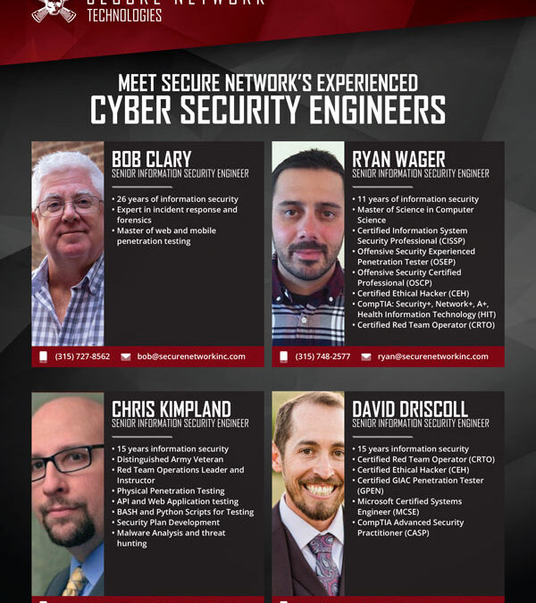 Secure Network Technologies Cyber Security Engineers